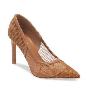 Open Edit Mesh Pump  (Daria) Brown Size 7.5 New
